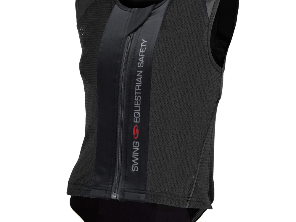 Swing back protector P06, black, size: adult L