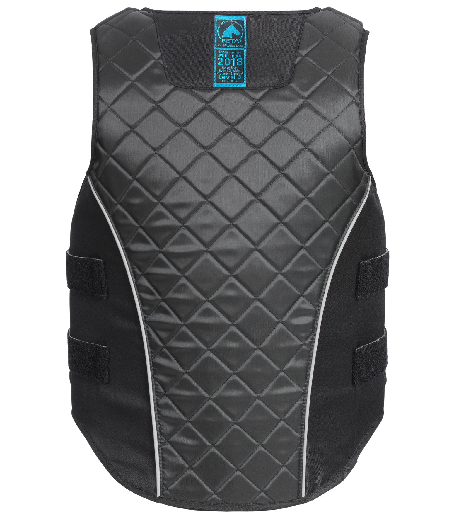 Swing Body Protector P19 with zipper, black/grey, size: AXS - Afbeelding 3