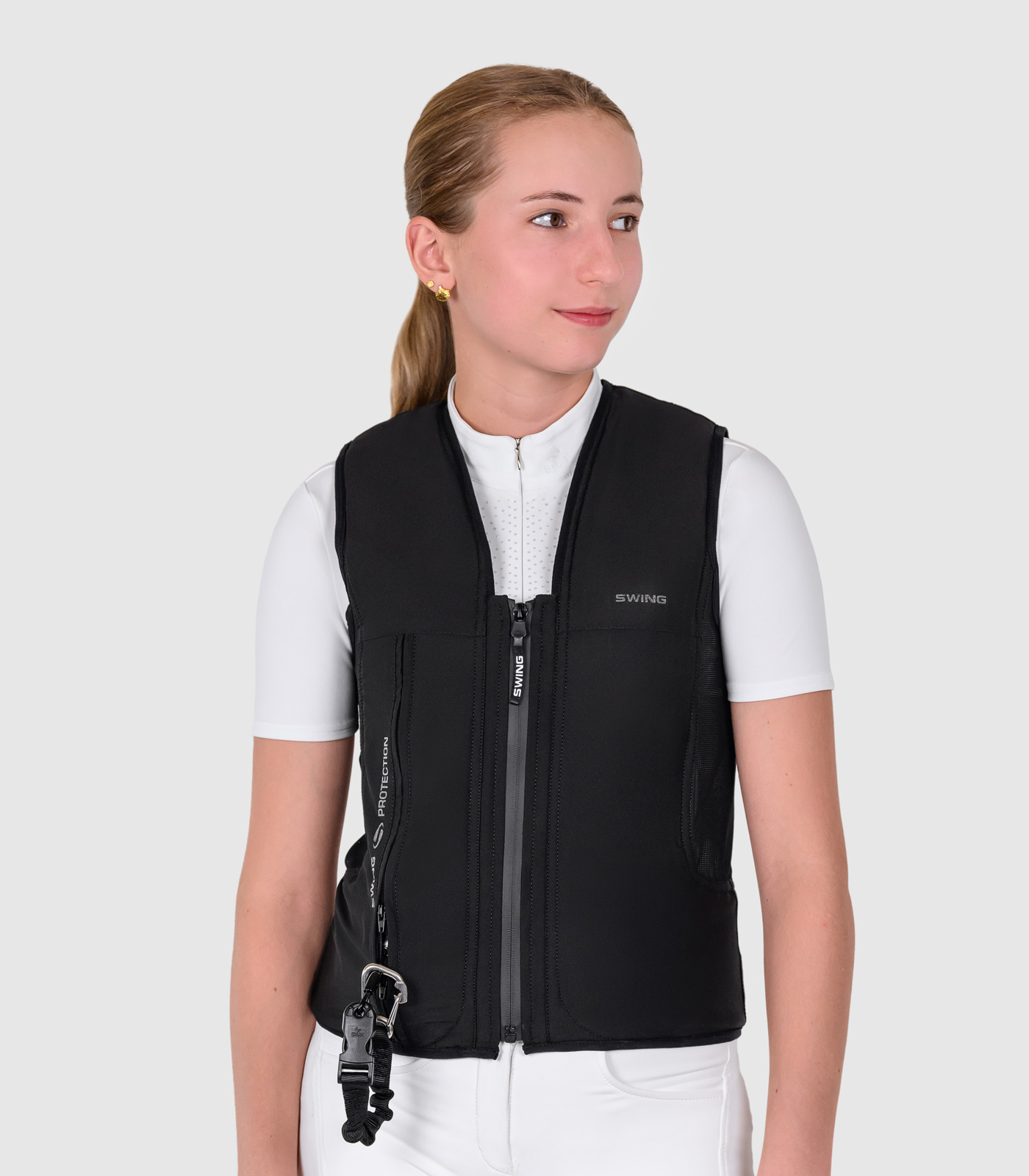 SWING Airbag Vest P25 AIR, black, size: L - Afbeelding 4