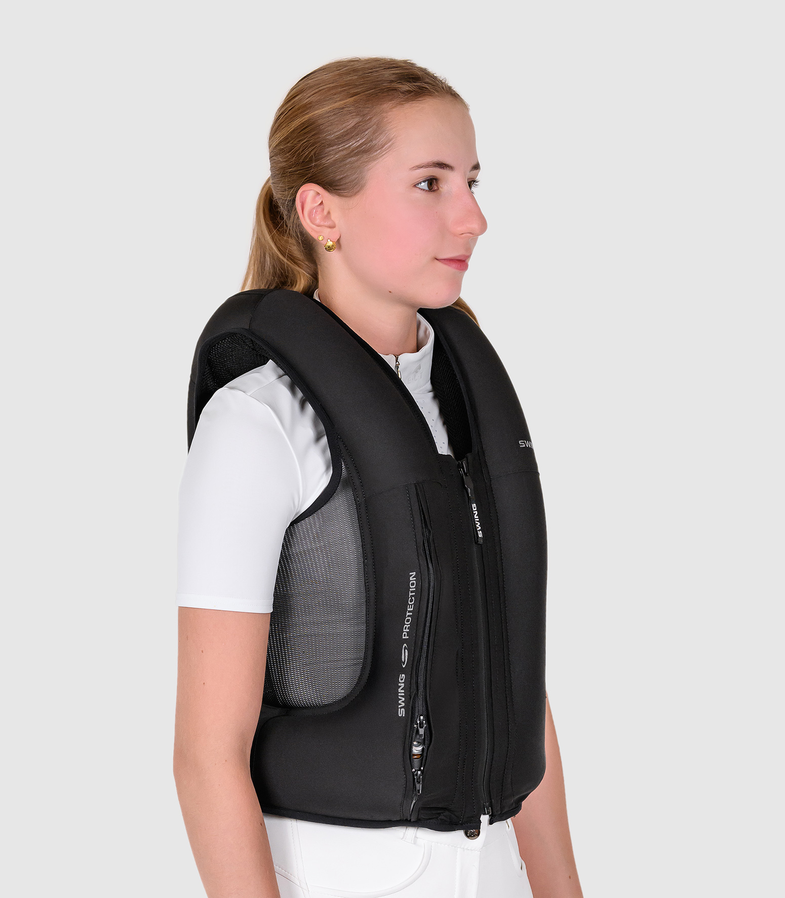 SWING Airbag Vest P25 AIR, black, size: L - Afbeelding 5