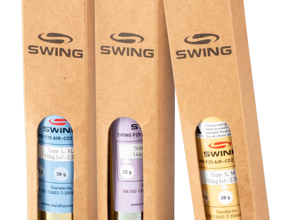 Waldhausen Cartridge CO2 for Swing P25 AIR, XXS, XS, 33g