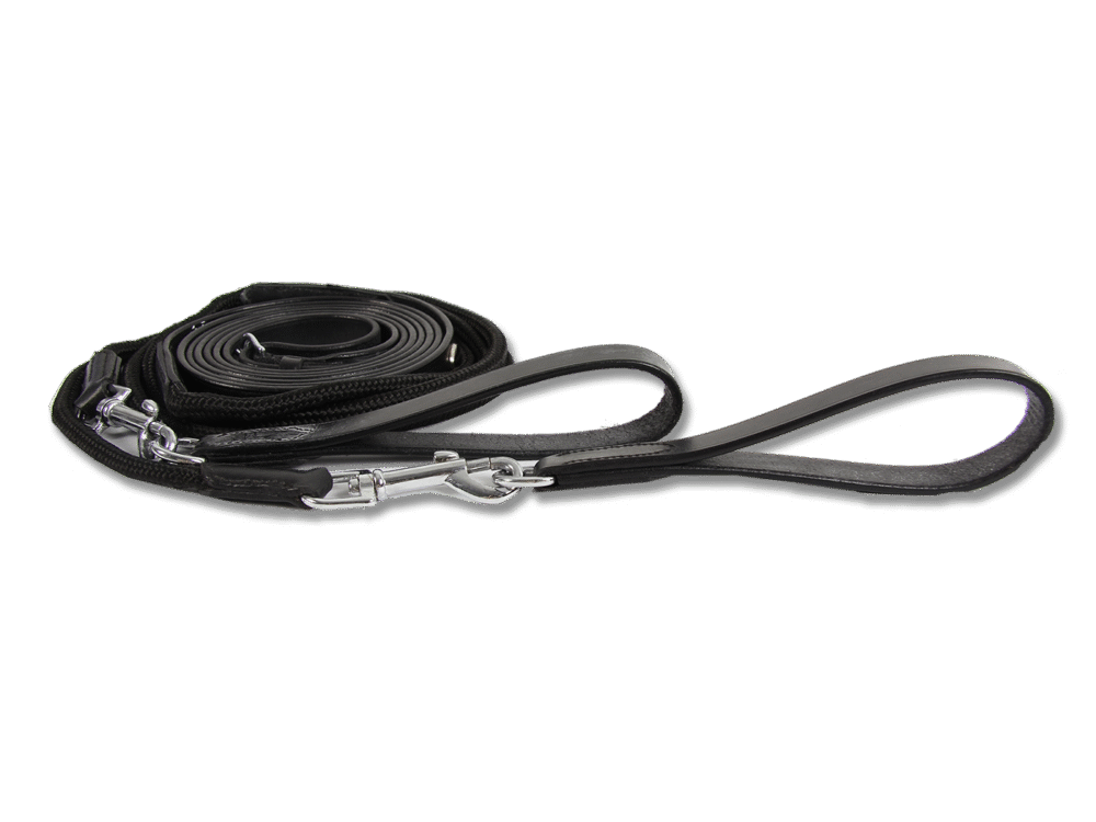 Waldhausen Leren-/Nylon Trekinten Leren zwart