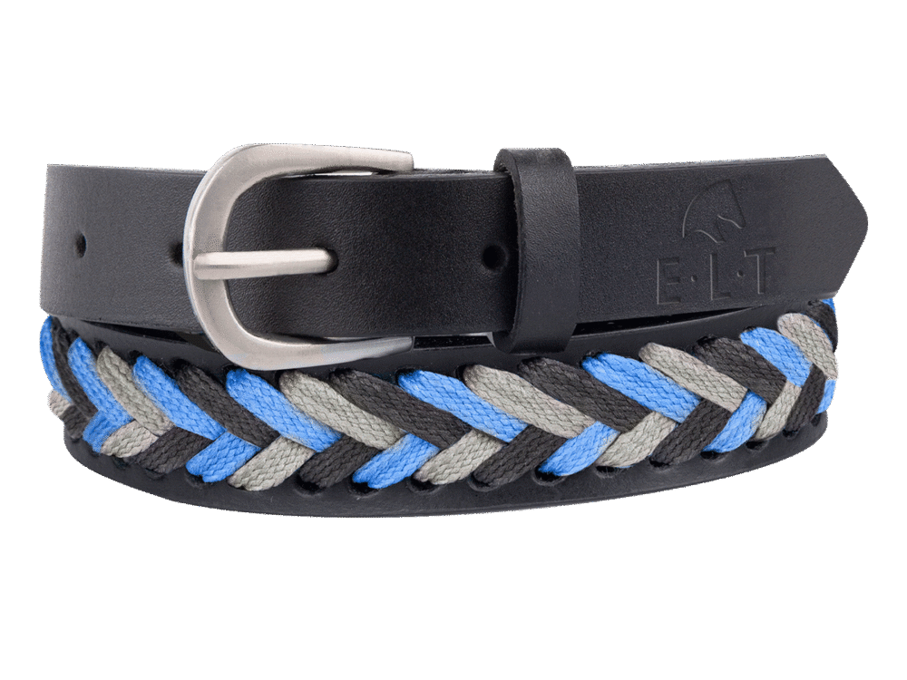 Waldhausen ELT Baided Riem Karla skyblue/beige/asphalt, 80cm
