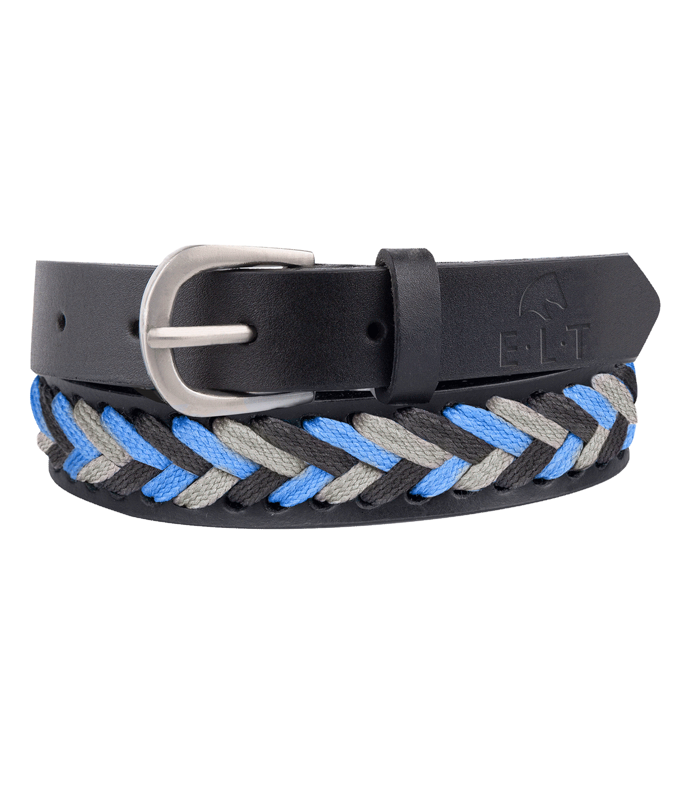 Waldhausen ELT Baided Riem Karla skyblue/beige/asphalt, 80cm