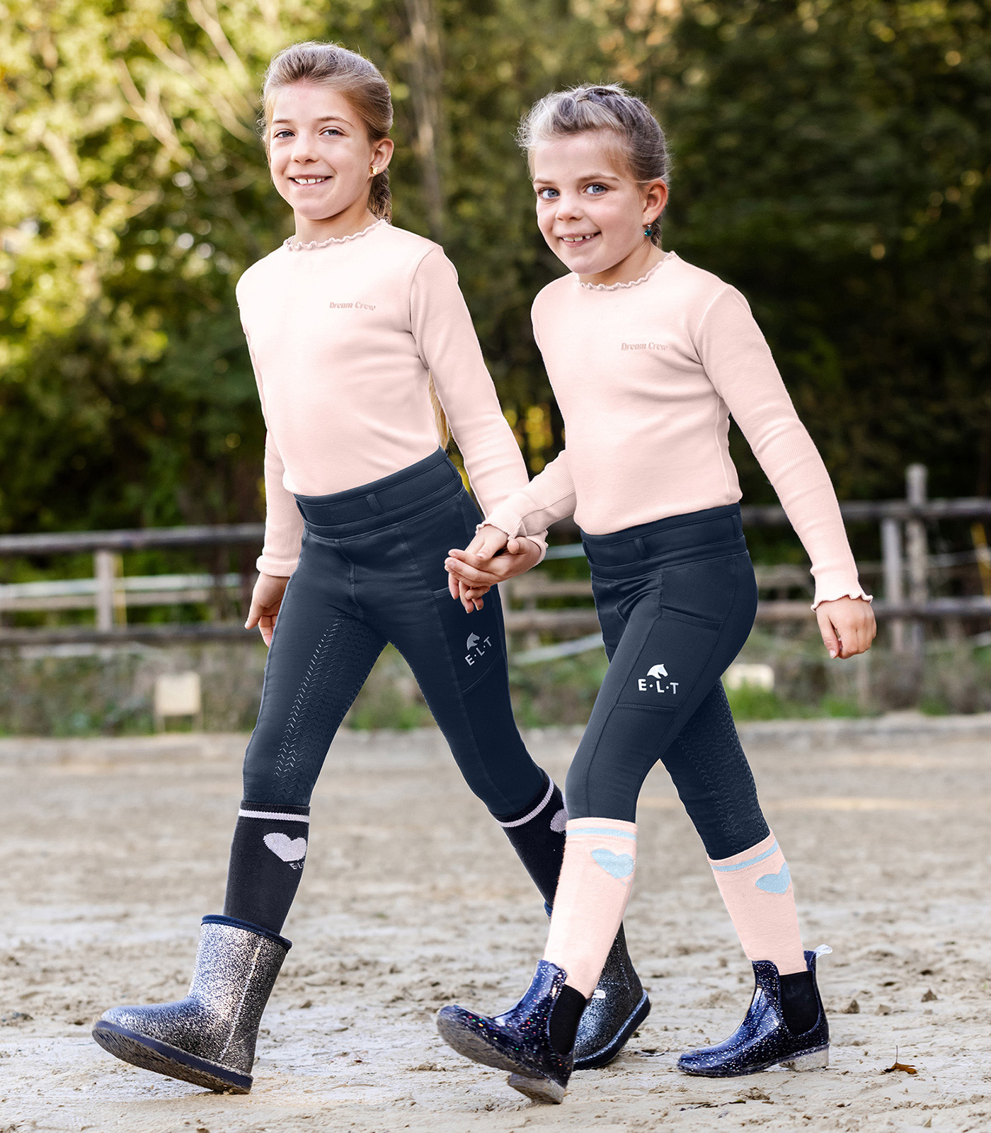Waldhausen ELT Kinder Paardrijsokken Glitter - Afbeelding 5