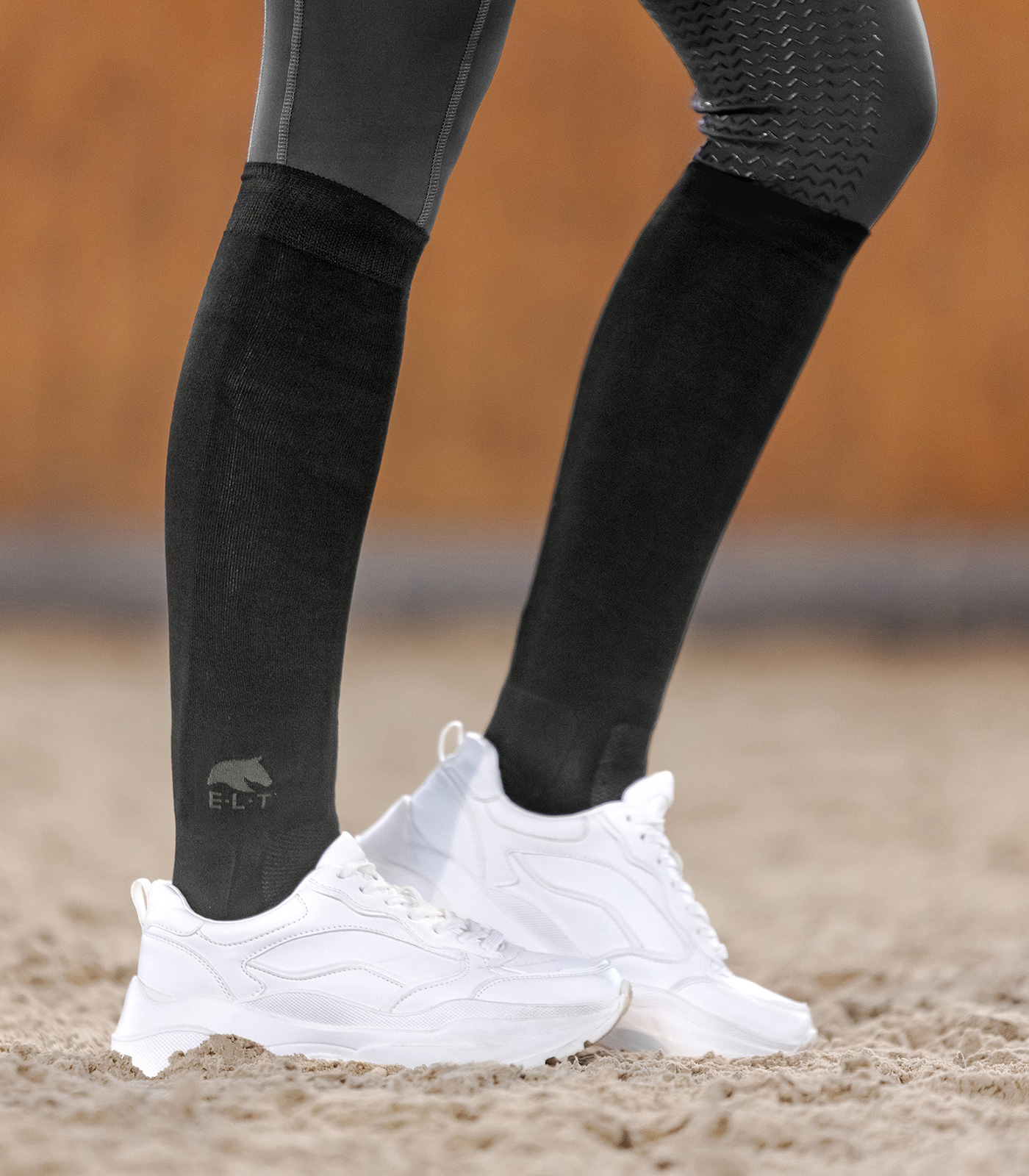Waldhausen Riding Socks Bamboo, black, L - Afbeelding 2