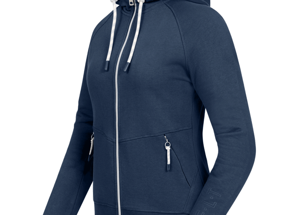 Waldhausen Hoody Jacket Pamplona, ​​denimblauw, L