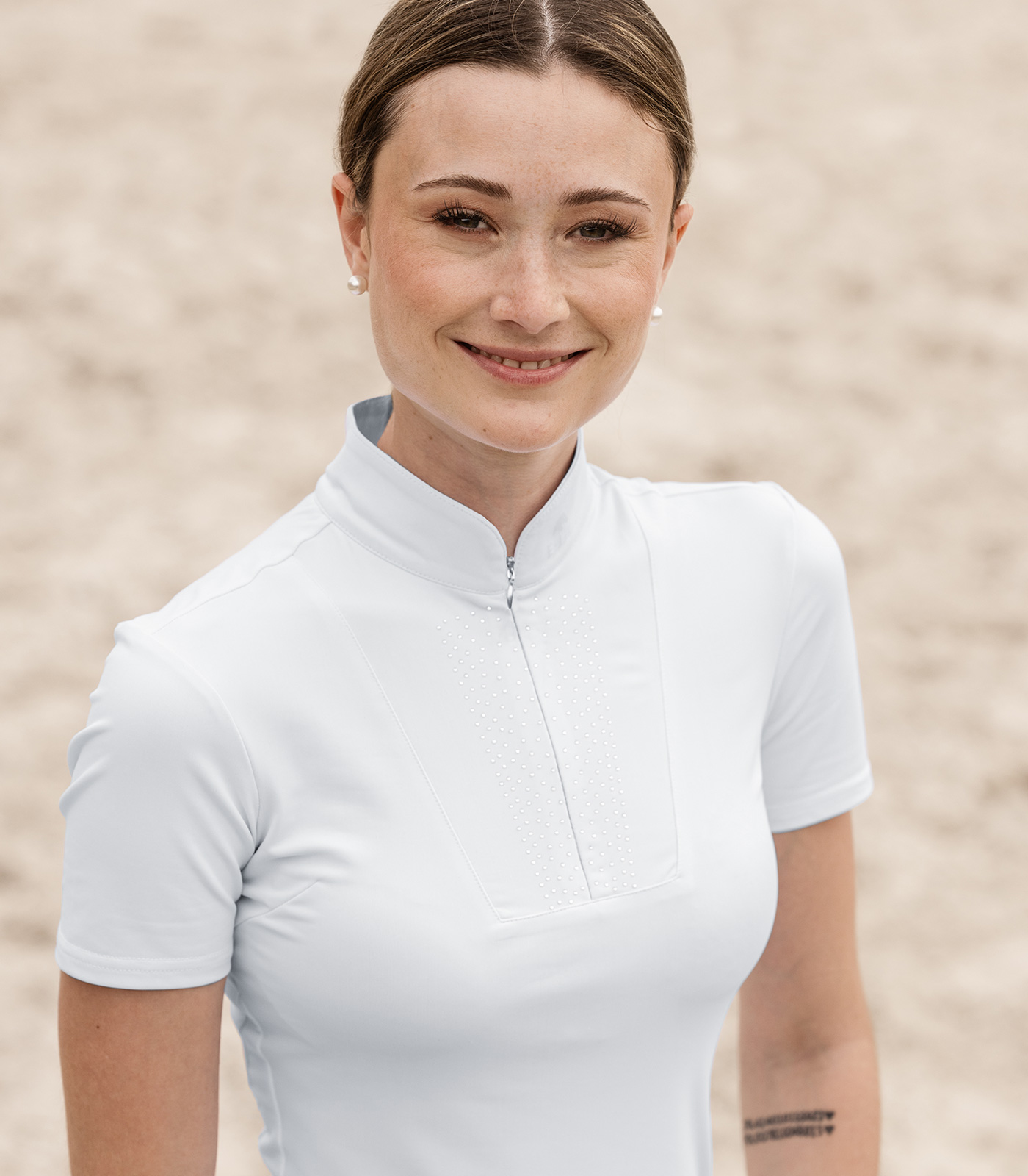 Waldhausen Competition shirt Paola, white, 122/128 - Afbeelding 4