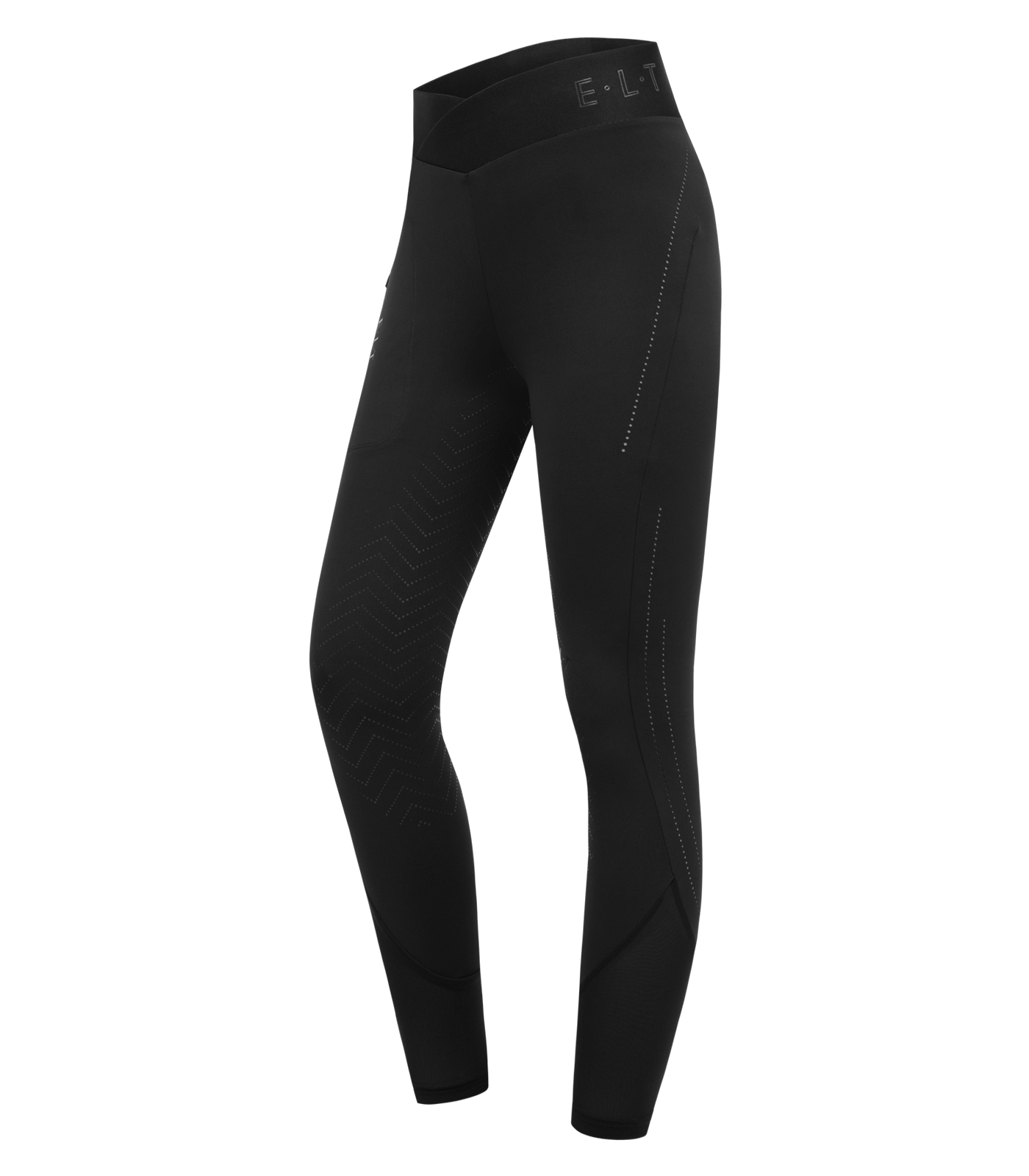 Waldhausen Riding leggings Pia, black, size 140