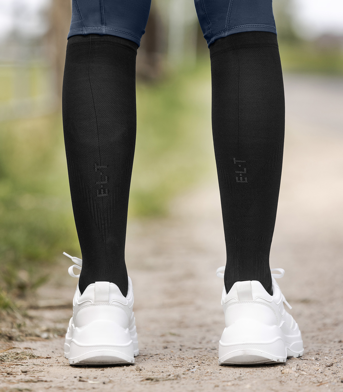 Waldhausen Riding Socks Compression, black, Size M - Afbeelding 2