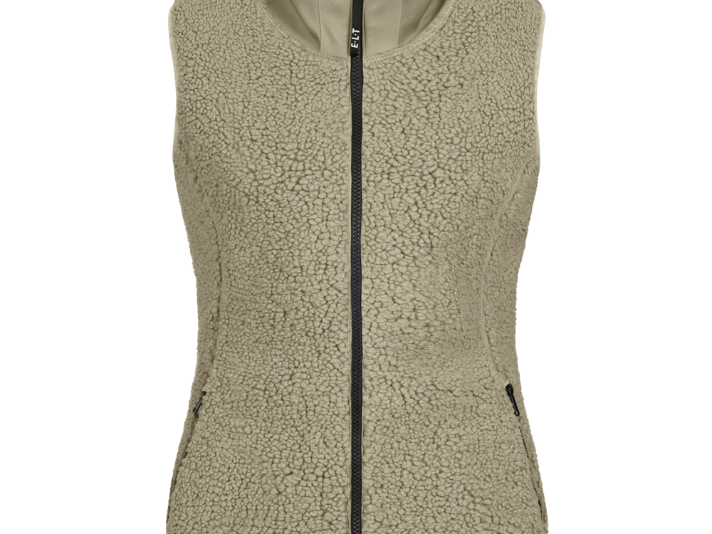 Waldhausen Fleece vest Rotterdam, beige gray, L