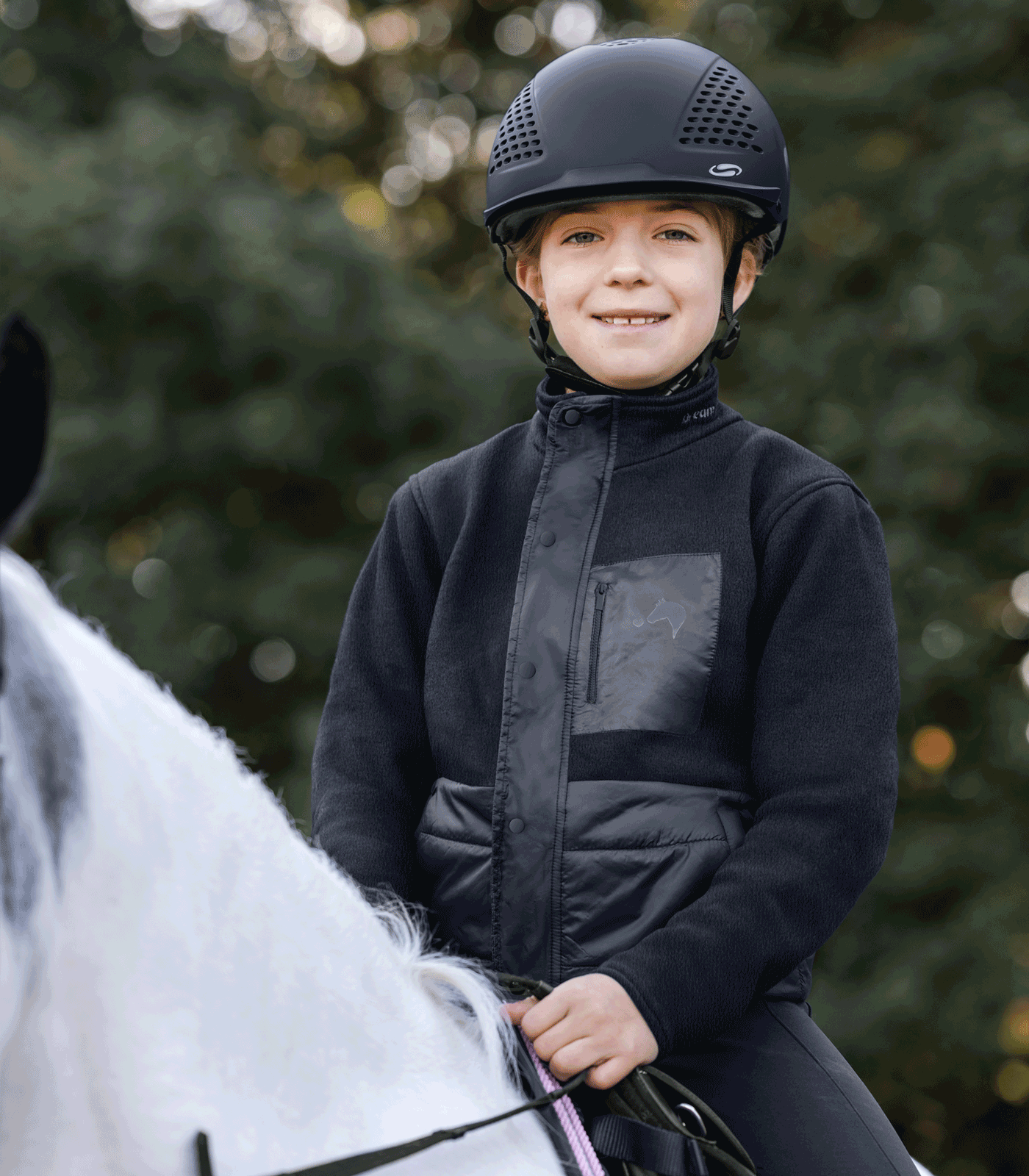 Waldhausen Lucky Malou Quilted Jacket, kids, deepblue, size 110/116 - Afbeelding 4