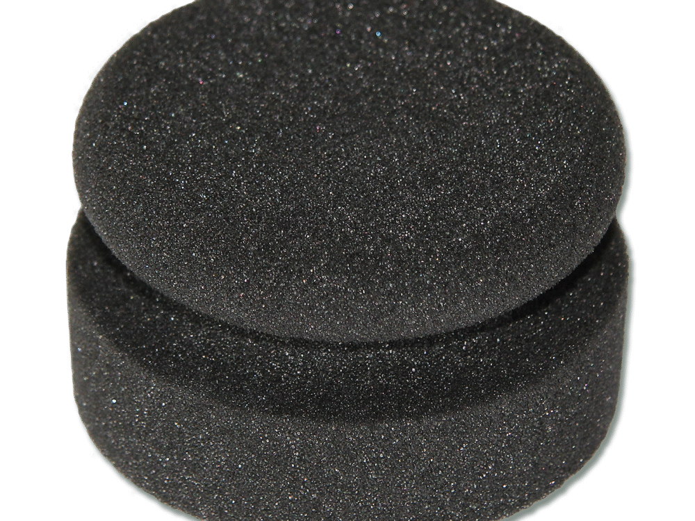 Sponge, black, Puckschwamm