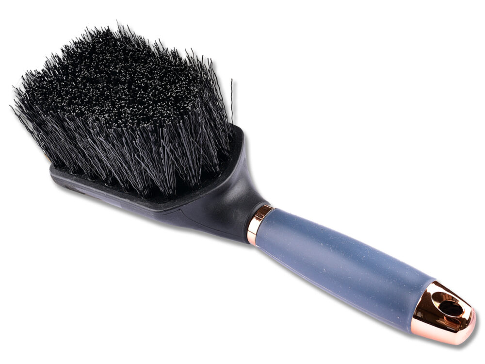 Waldhausen Bucket brush with gel handle, black/rose gold