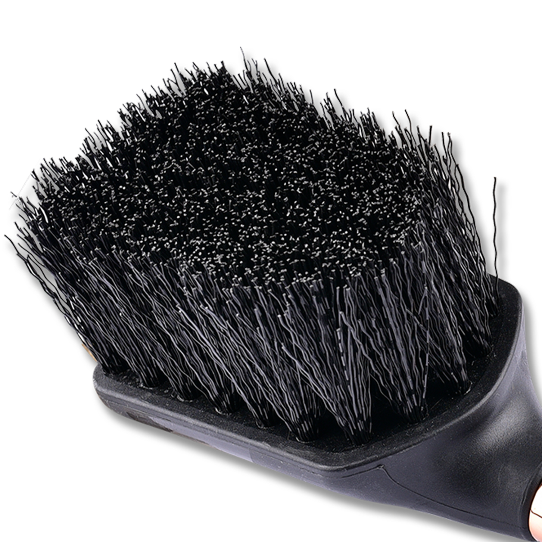 Waldhausen Bucket brush with gel handle, black/rose gold - Afbeelding 2