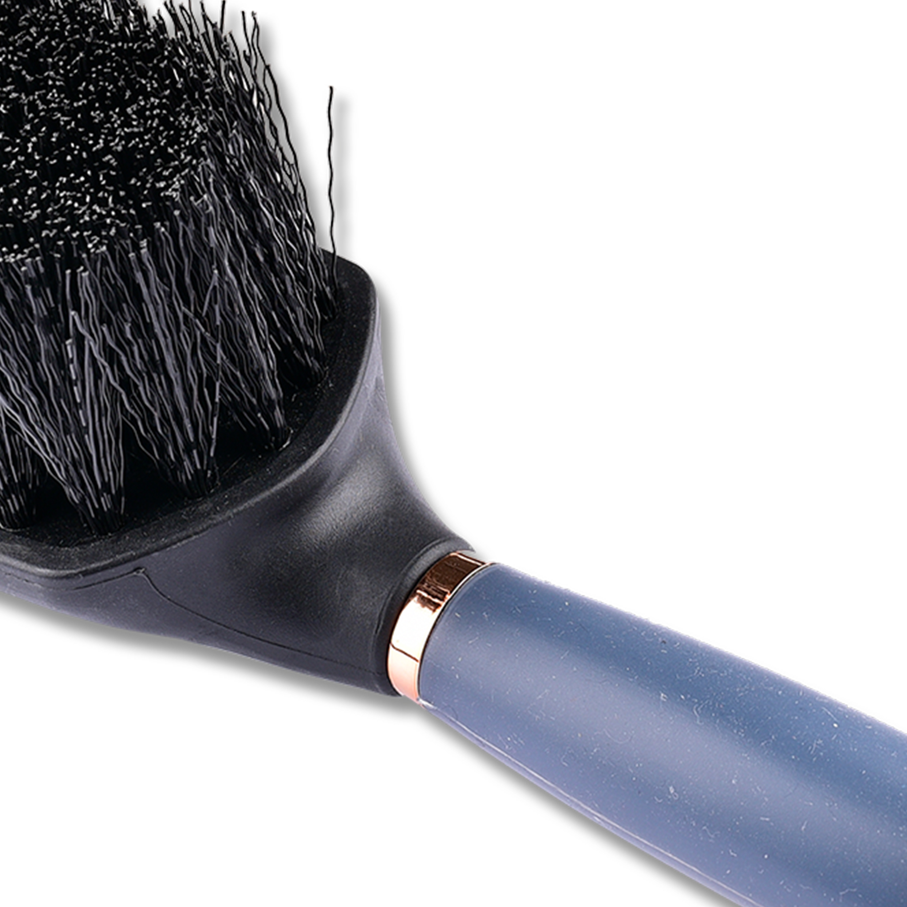 Waldhausen Bucket brush with gel handle, black/rose gold - Afbeelding 4
