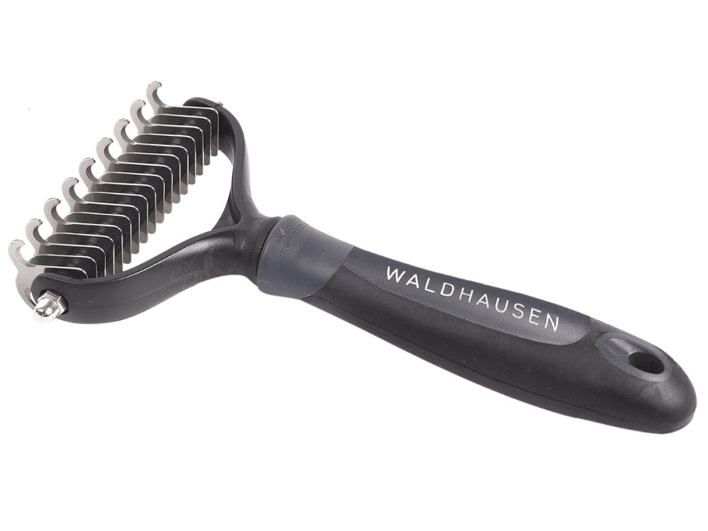 Waldhausen Dematting comb, black/grey