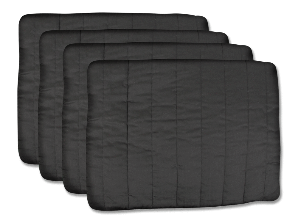 **Waldhausen Bandageonderleggers, 4 stuks, zwart**
