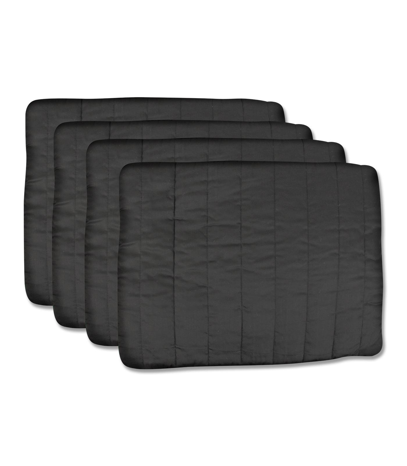 **Waldhausen Bandageonderleggers, 4 stuks, zwart**