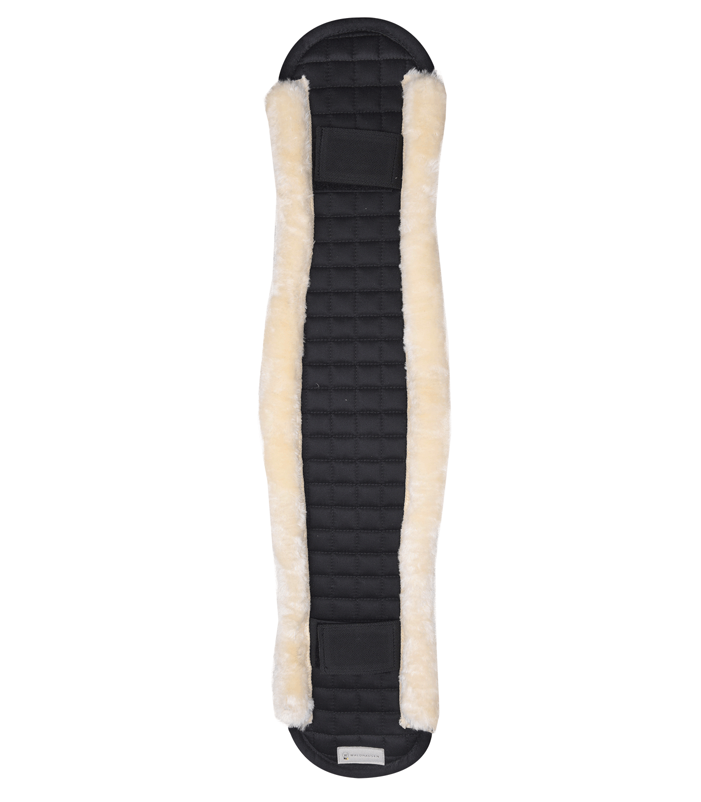 Waldhausen Pad for lunging girth with Synthetik Fur, black