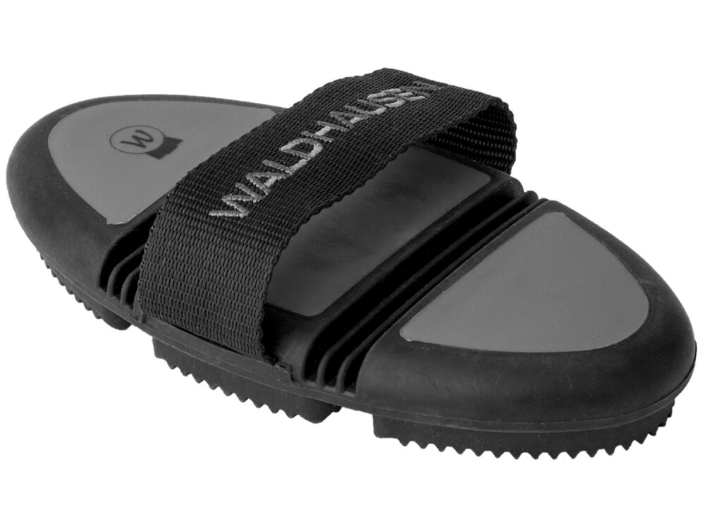 Waldhausen Flex curry comb, black/grey