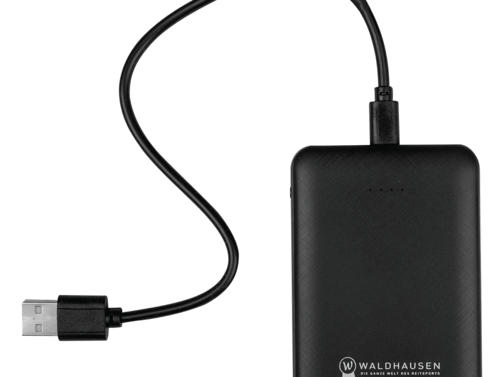 Waldhausen Powerbank, 92x64mm, black, 5000mAh