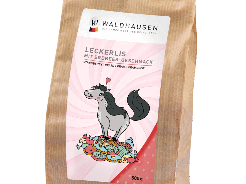 Waldhausen Cookie Hearts strawberry, 500g