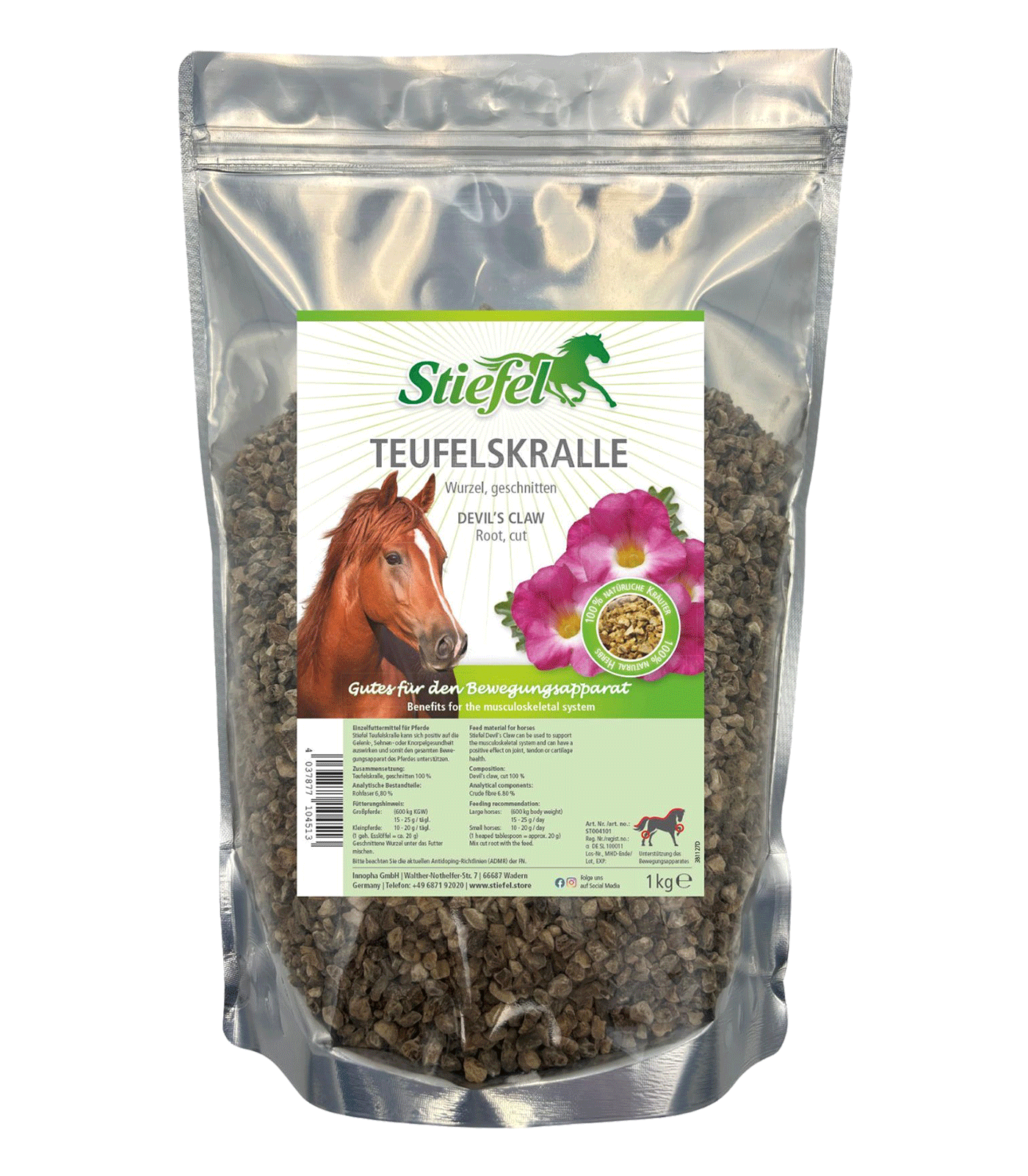 Stiefel Duivelsklauw, gehakt, 1 kg