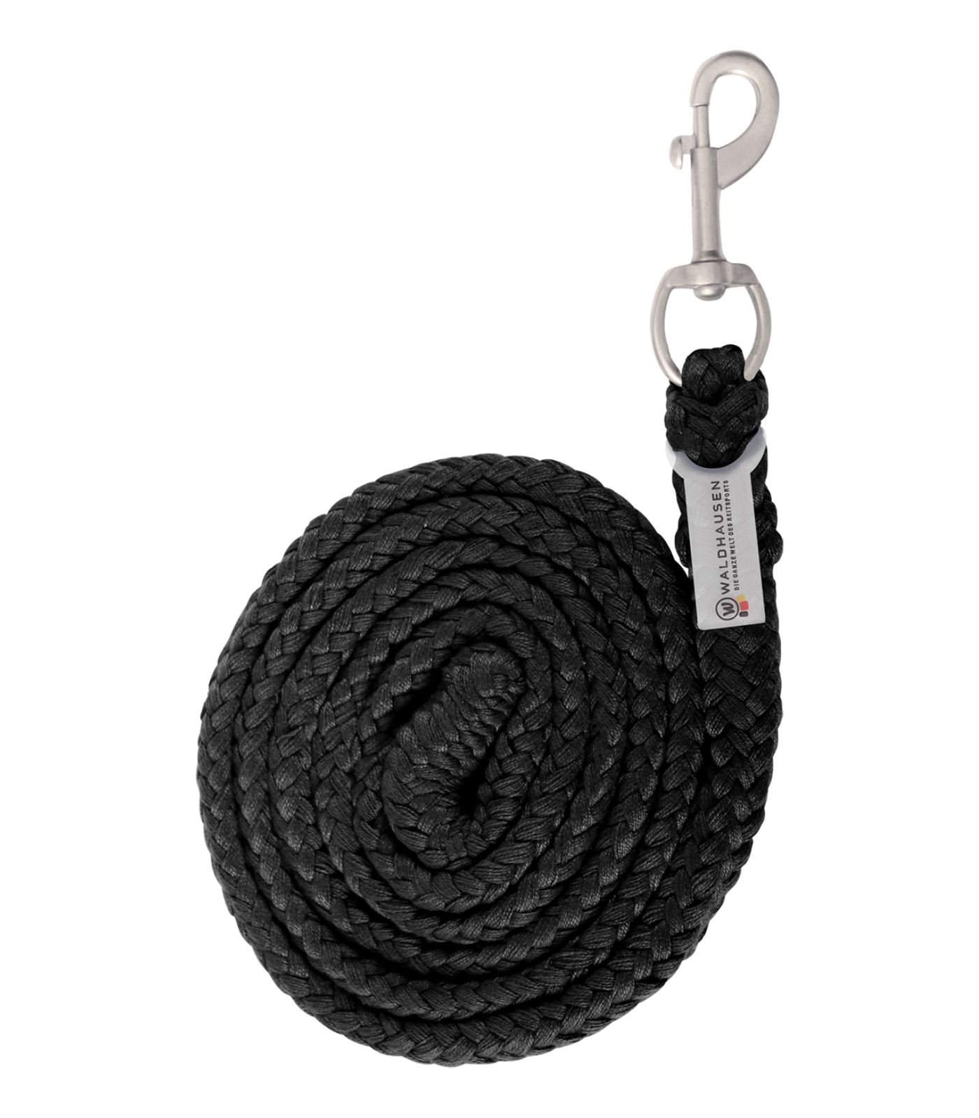 Waldhausen Lead Rope Plus, karabijnhaak, zwart