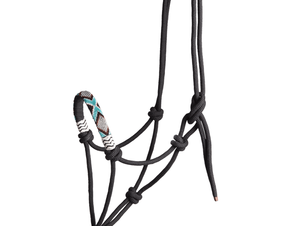 Waldhausen Knot Halster Pearls, zwart, Pony