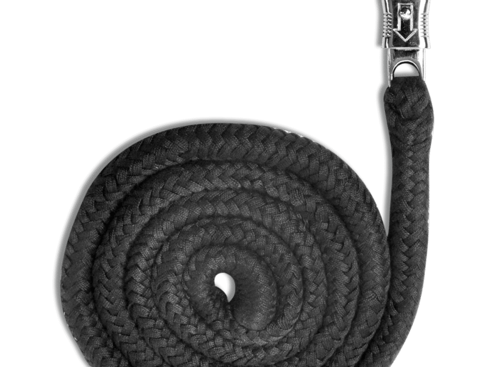 Waldhausen Lead Rope Economische paniekhaken, zwart