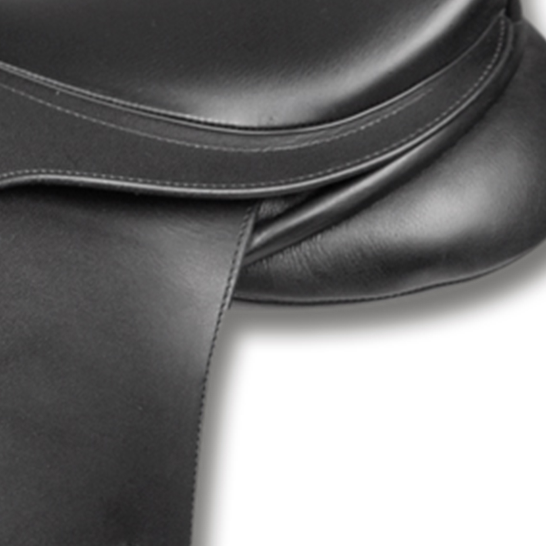 Waldhausen Dressage saddle, leather, black, 42cm/16,5" - Afbeelding 3