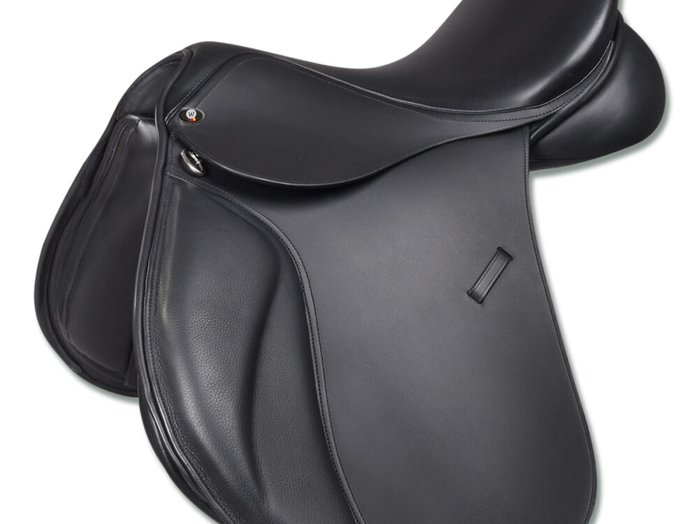 Waldhausen AP saddle Premium , leather, black, 44cm/17,5"