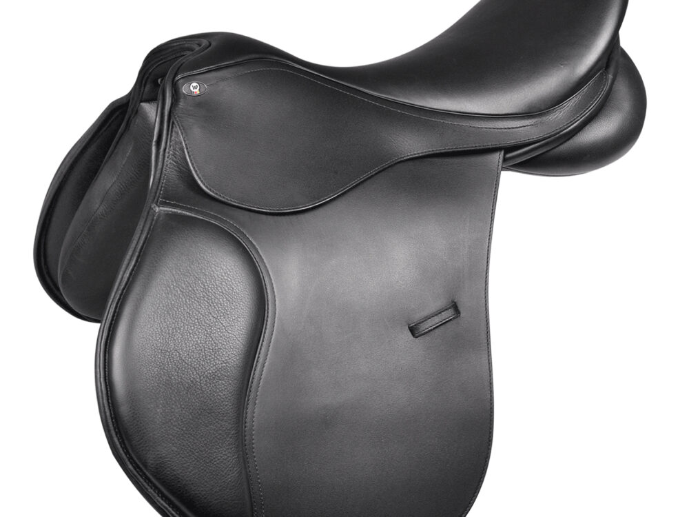 Waldhausen All Purpose Comfort Pony saddle, leather, black, 39cm/15,5"