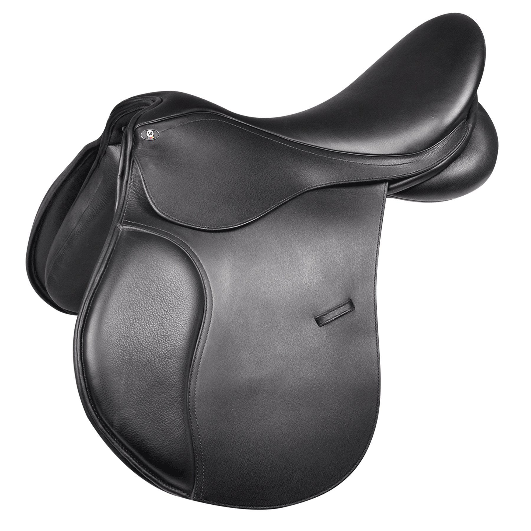 Waldhausen All Purpose Comfort Pony saddle, leather, black, 39cm/15,5"