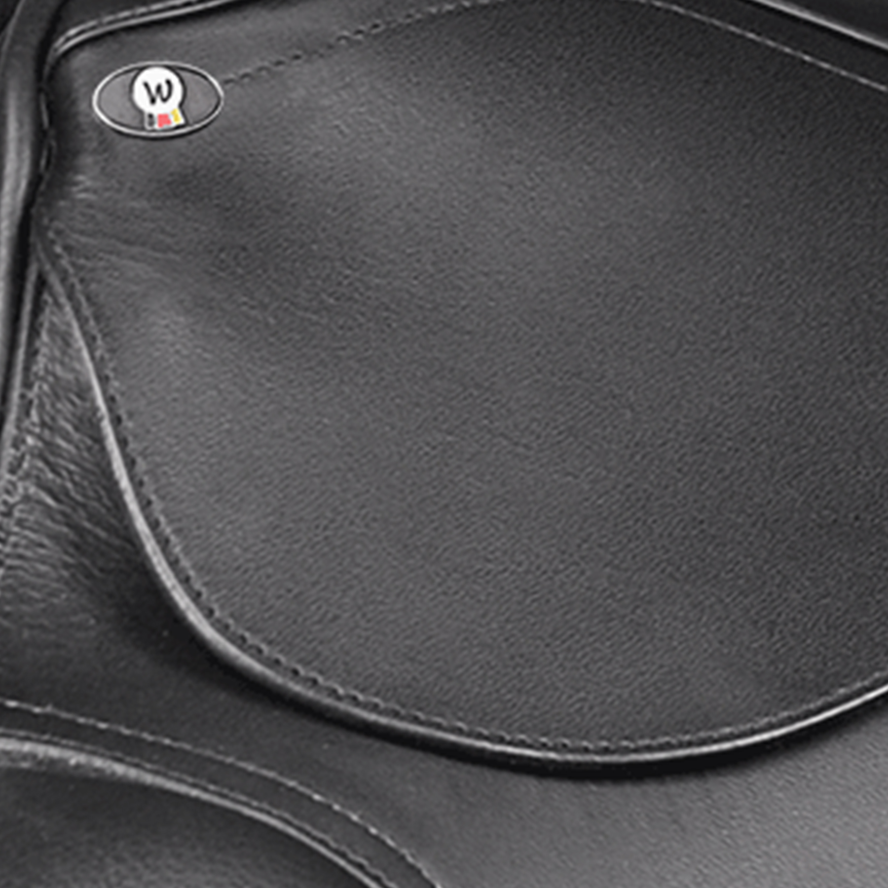 Waldhausen All Purpose Comfort Pony saddle, leather, black, 39cm/15,5" - Afbeelding 2