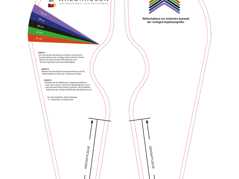 Waldhausen gullet gauge for Waldhausen saddles