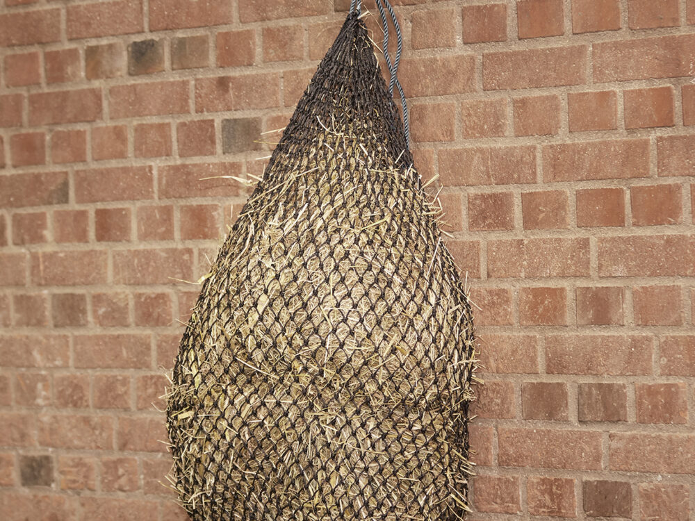 Waldhausen Groot hooinet SlowFeed, fijnmazig, zwart