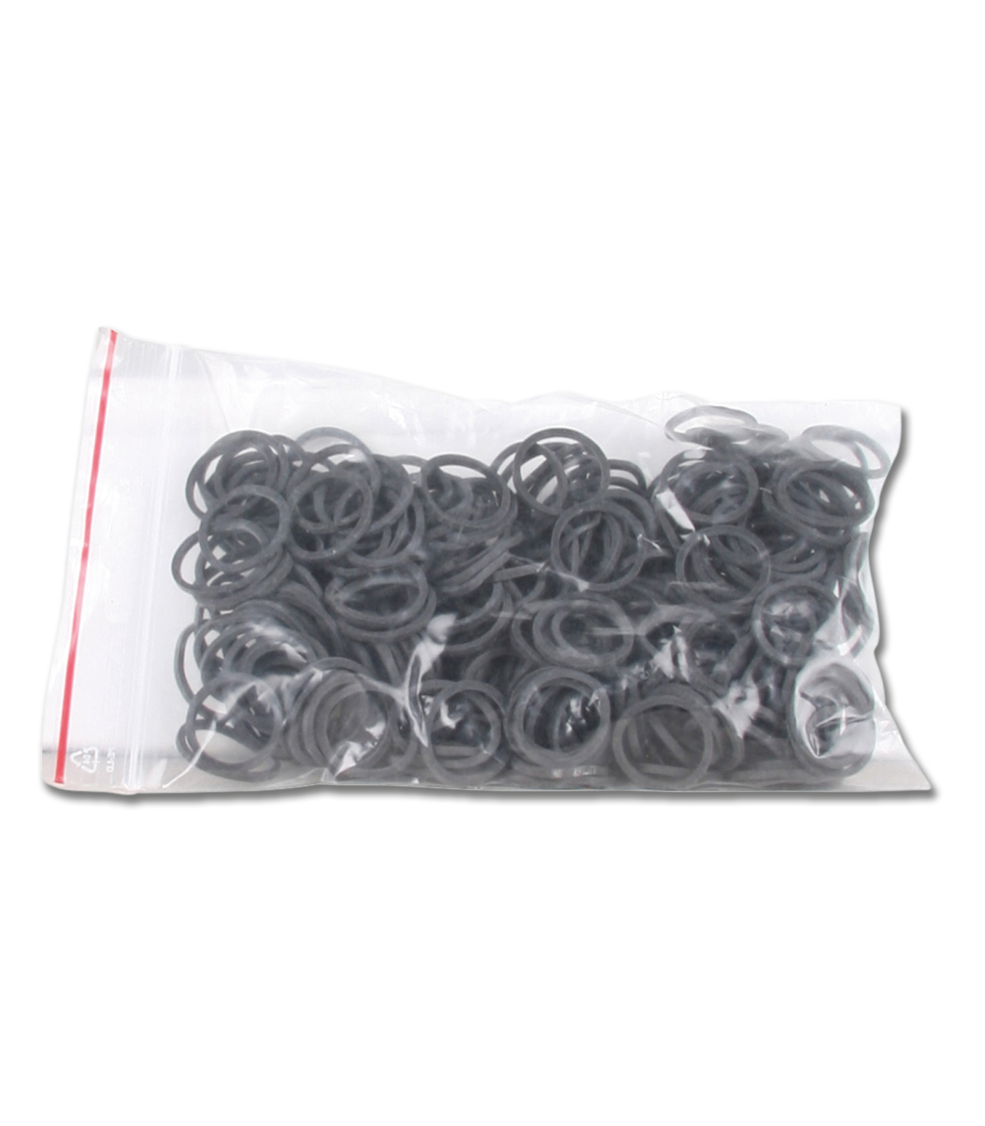 Waldhausen Rubber Braiding Bands, black, 50 g