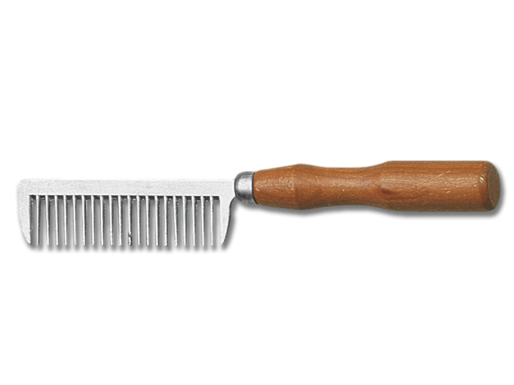 Waldhausen Mane Comb with wooden Handle