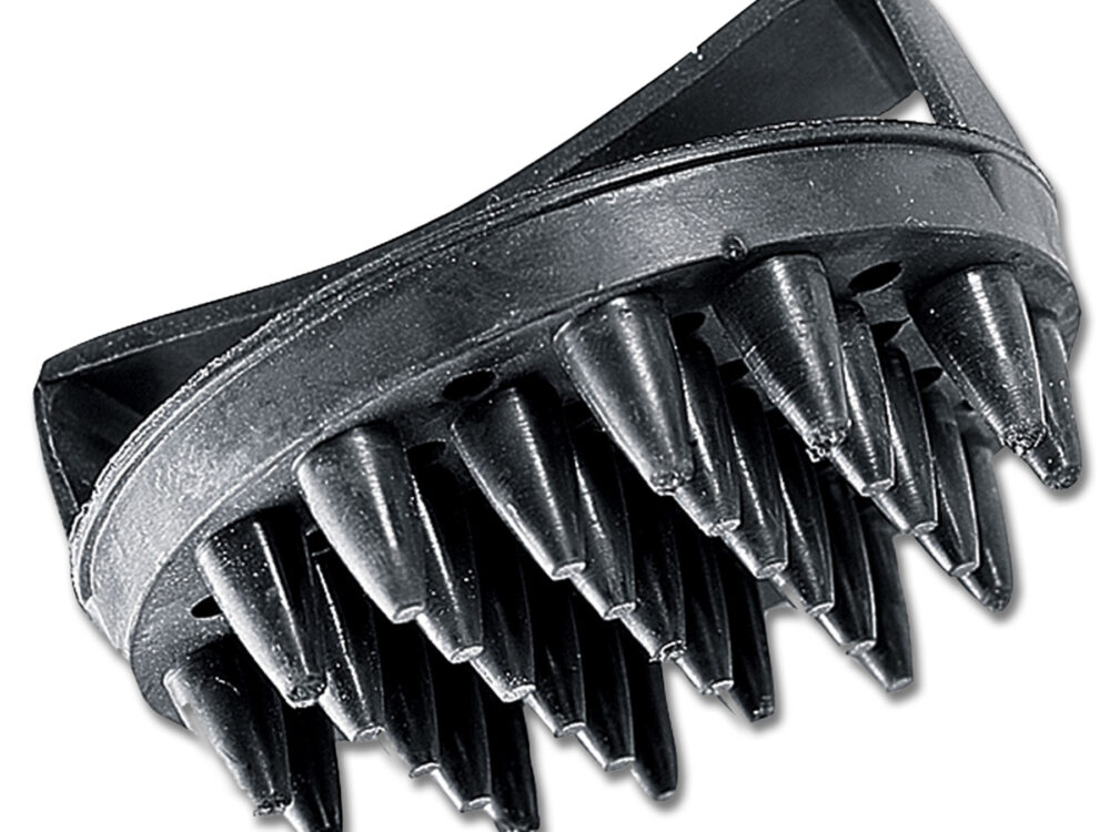 Waldhausen Curry Comb Rubber-Groomer, black