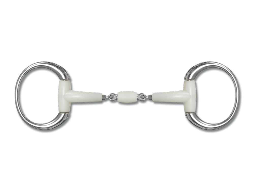 Waldhausen HAPPY MOUTH Contour, eivormig bit, dubbel scharnier, 1,6 cm, 12,5 cm