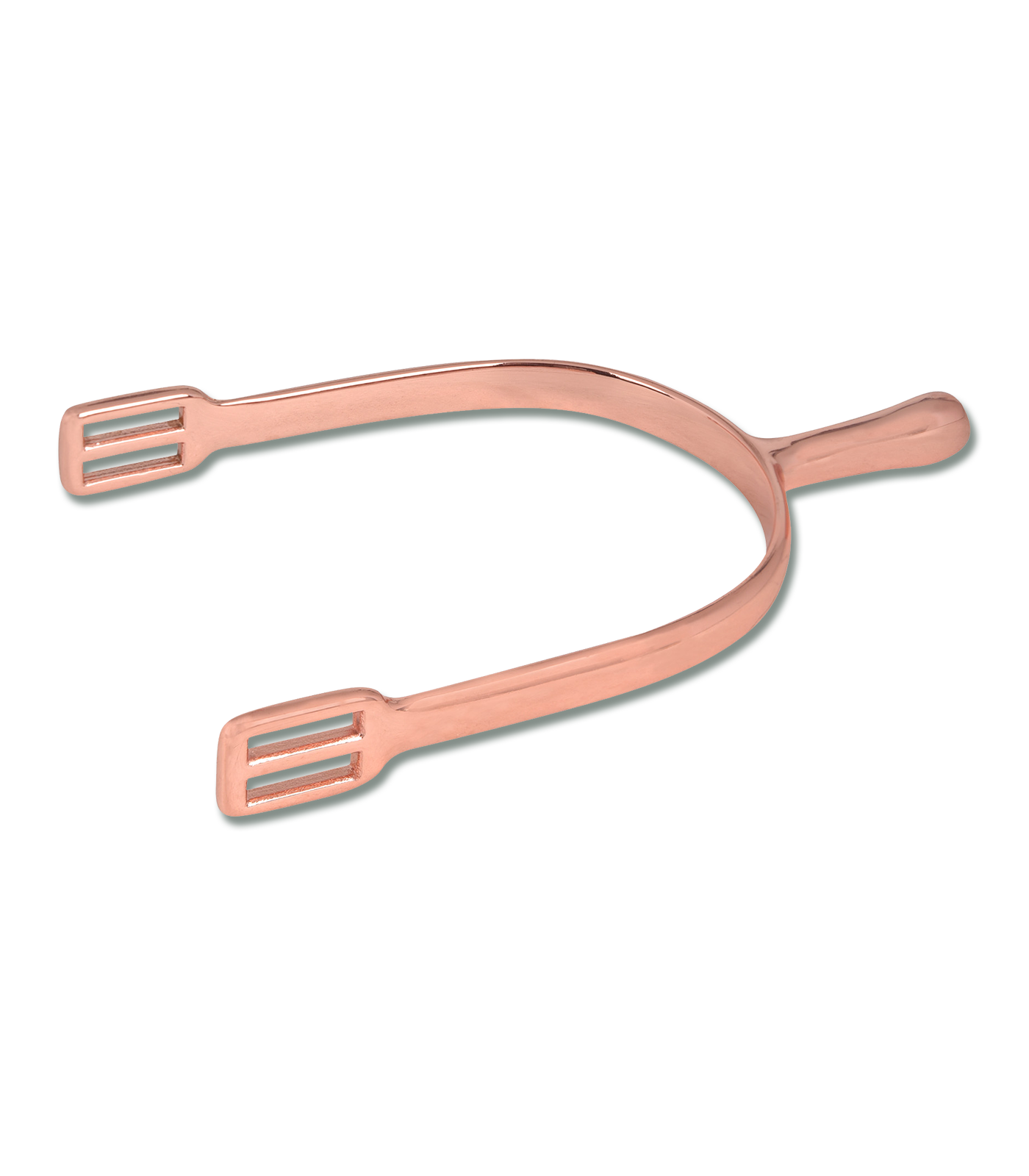 Sporen roségoud met bandjes, dames, 20 mm