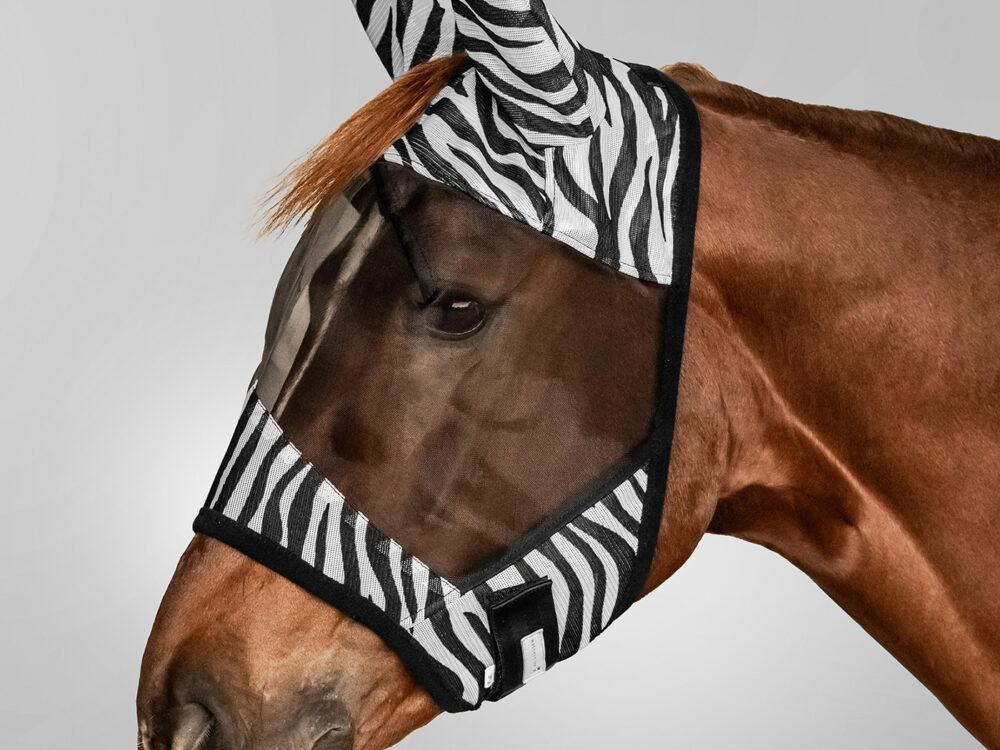 Waldhausen vliegemasker Zebra, Pony