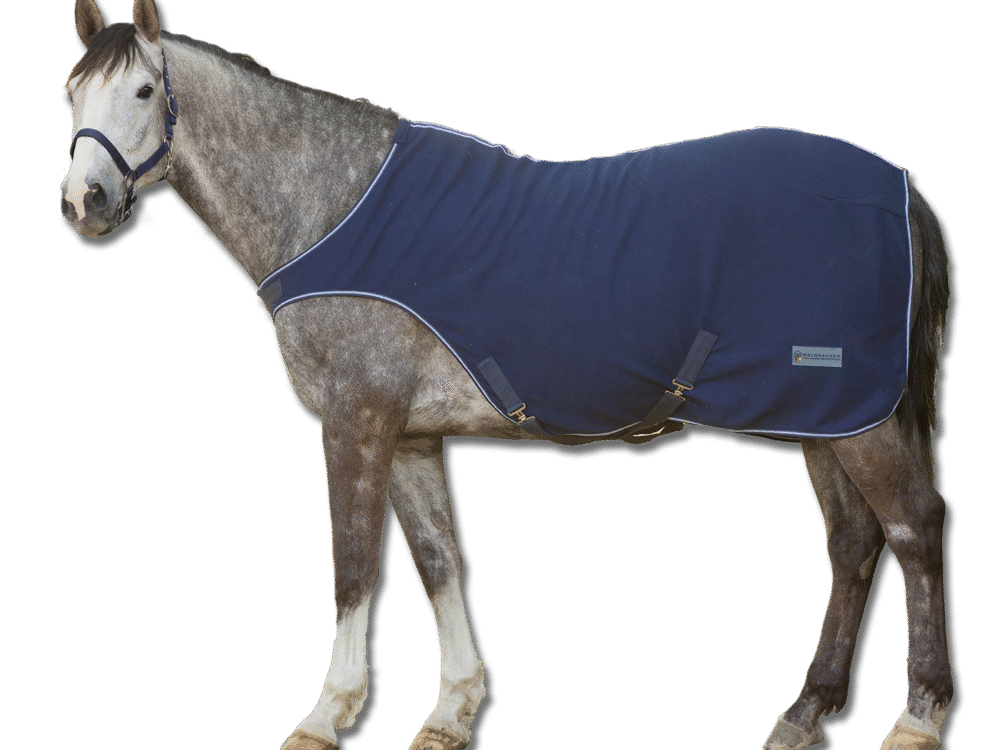 Waldhausen Fleece Walking deken Economic, night blue, 125 cm