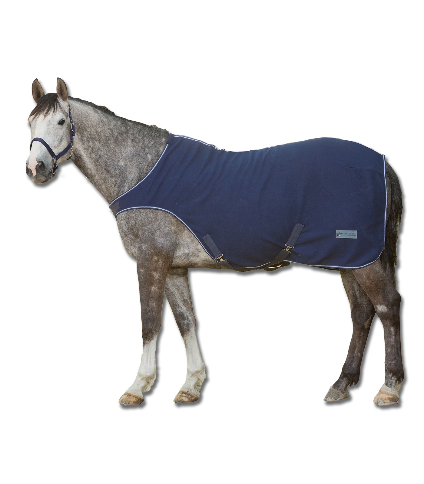 Waldhausen Fleece Walking deken Economic, night blue, 125 cm