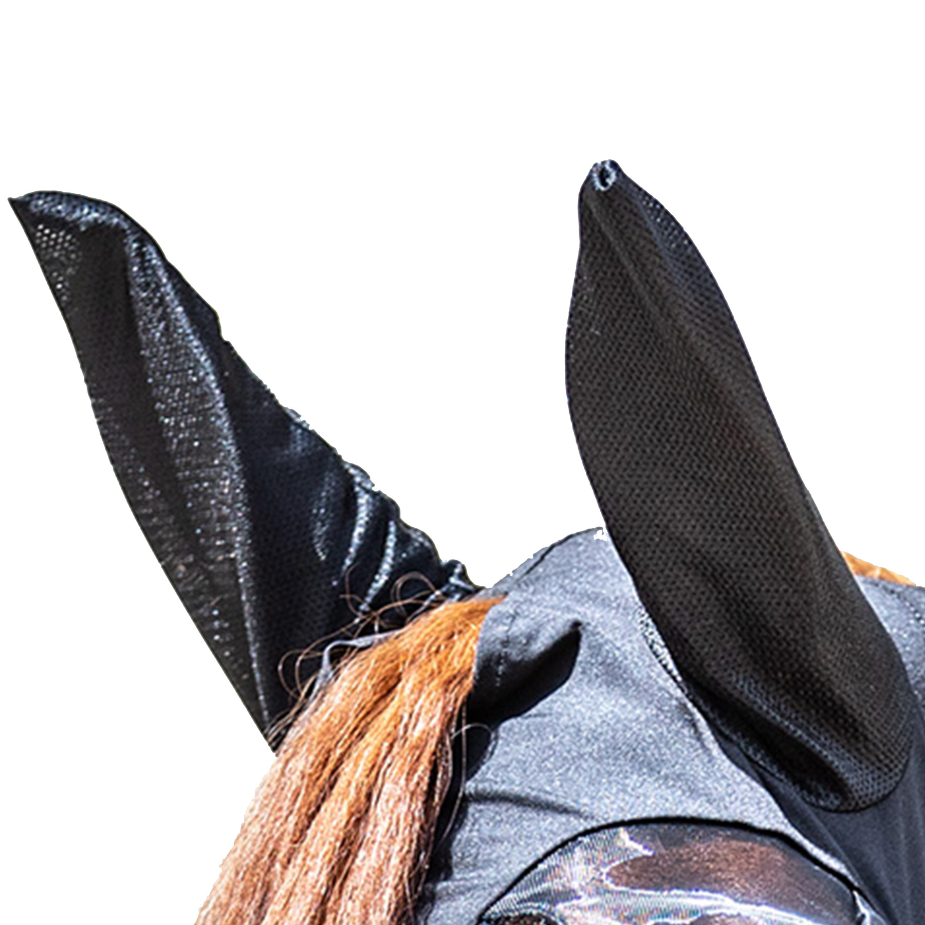 Waldhausen Vliegenmasker Puck, Zwart - Afbeelding 2