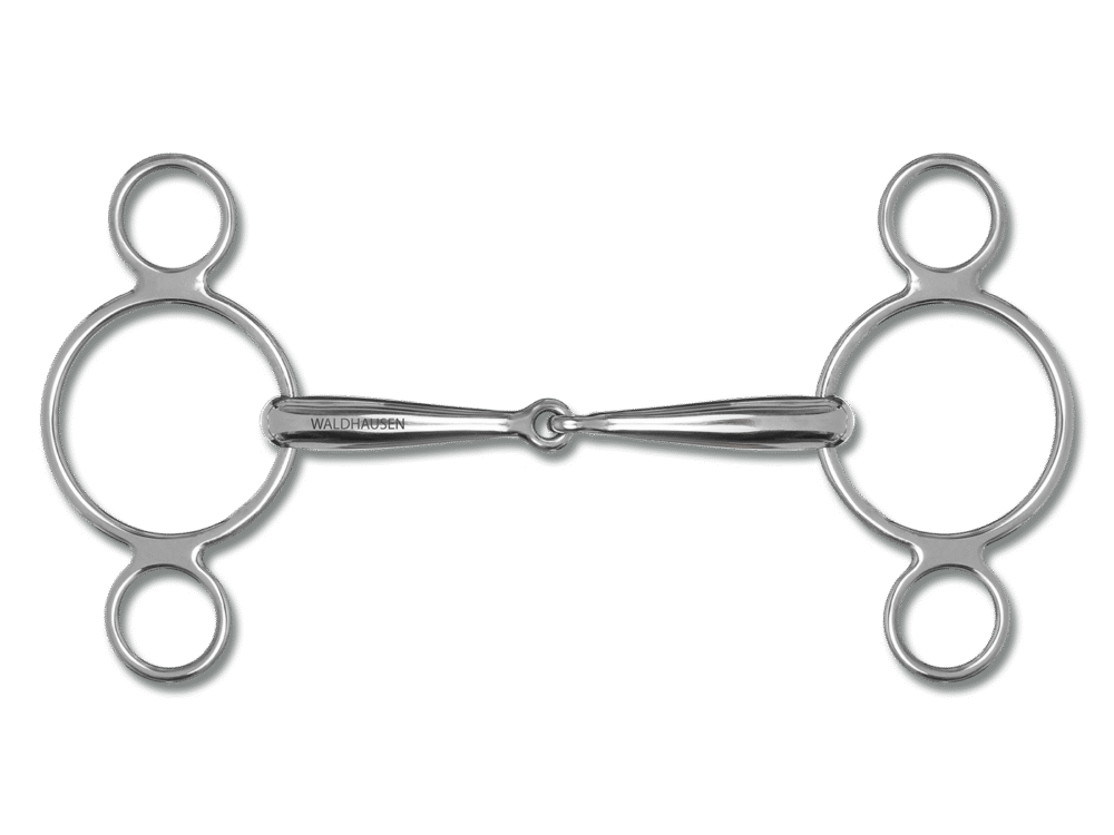 Waldhausen 3-ring trens SS, massief, R: 6,5 cm, T: 16 mm, B: 12,5