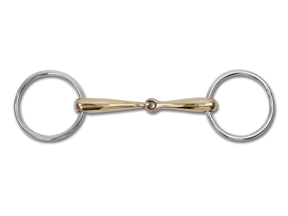 Waldhausen Cooper snaffle bit, solid, 11 cm