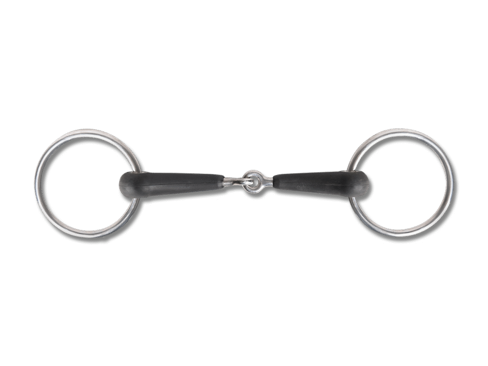 Waldhausen Rubber Snaffle Bit, R:6 cm, T: 1,5 cm, W: 10,5 cm